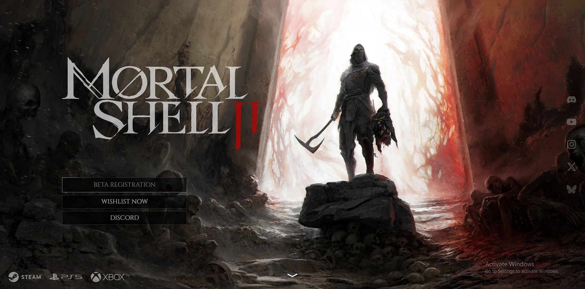 Mortal Shell 2 home page (Image via Playstack)
